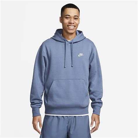 hellblauer hoodie herren nike